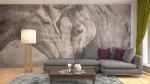 Fotobehang art-collection paarden woonkamer